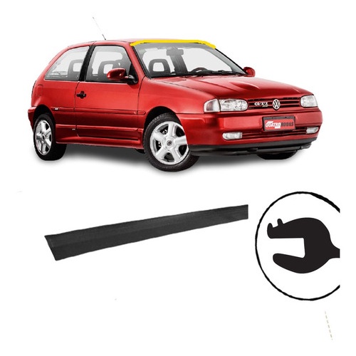 Friso Superior Borracha Parabrisa Gol Parati Saveiro Bola G2 em Oferta na Shopee
