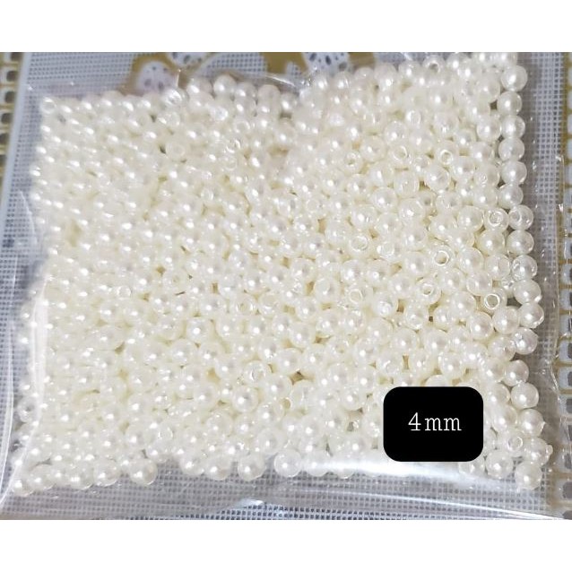 Pérolas lisa 300 pçs 4mm cores diversas para bijuterias, colares, pulseiras e artesanatos em geral.