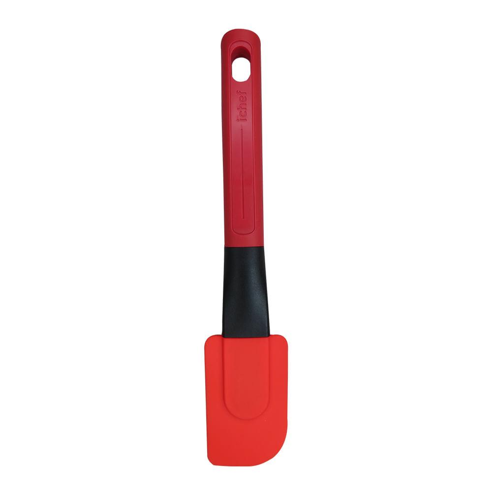 Espátula Pão Duro de Silicone Red Ichef Polishop em Oferta na Shopee