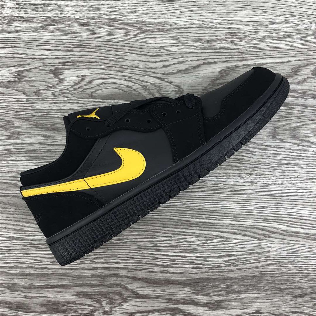 jordan 1 preto e amarelo