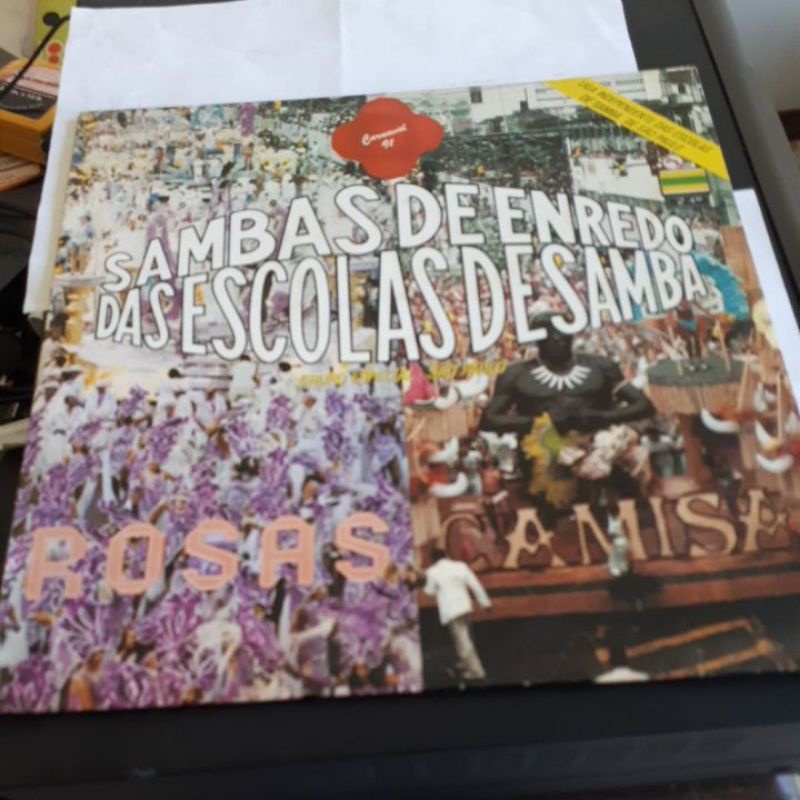 LP vinyl samba enredo escolas samba São Paulo 1991