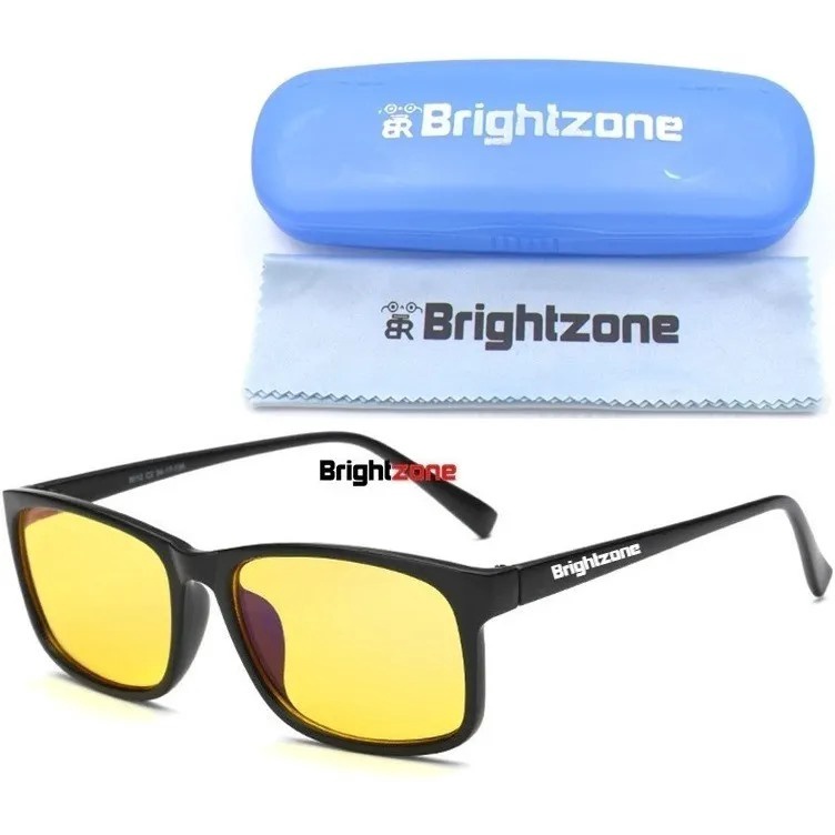 Óculos com dupla Proteção Filtro Anti Luz Azul UV, Óculos Gamer, Leitura / COM CASE E FLANELA