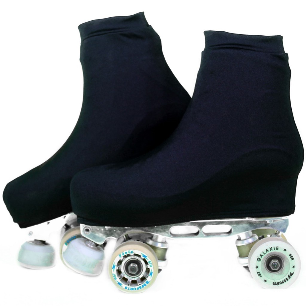 Polaina Cobre Botas Para Patins Patinashow Preta