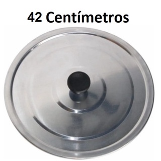 Tampa Avulsa De Alumínio Leve Polida Para Caçarola, Panelas, Frigideiras, Tachos e Caldeirão Nº 42 Cm