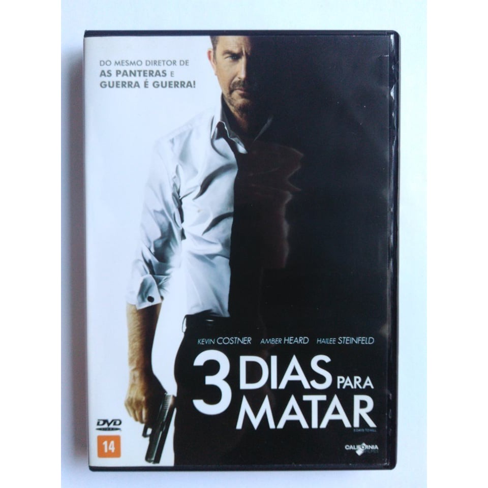 Dvd 3 Dias Para Matar Kevin Costner Dub Leg Original