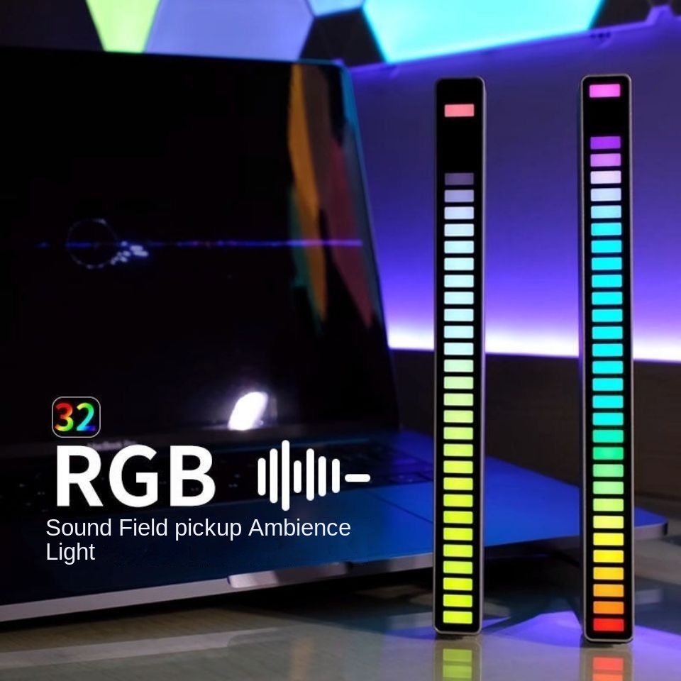 Luz De Ritmo De Captação Ativada Por Voz RGB Áudio Para Carros ...