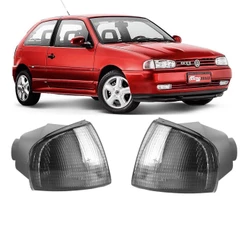 Par Lanterna Dianteira Pisca Seta Gol Parati Saveiro 1995 1996 1997 1998 1999 FUMÊ Encaixe CIBIÉ