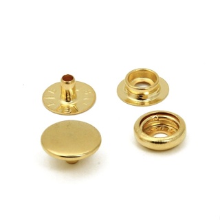 Botão de Pressão FN 1002/80 Dourado - 05 Unidades em Oferta na Shopee