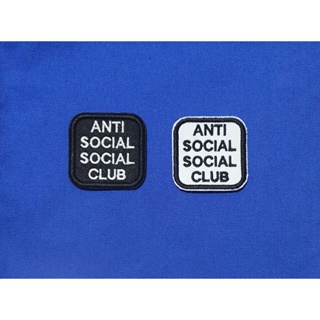 Patch I Bordado Anti Social Social Club - com termocolante em Oferta na Shopee