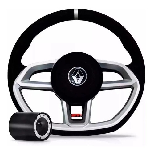 Volante Esportivo Gti Renault Sandero 2007 2008 2009 2010 | Shopee Brasil