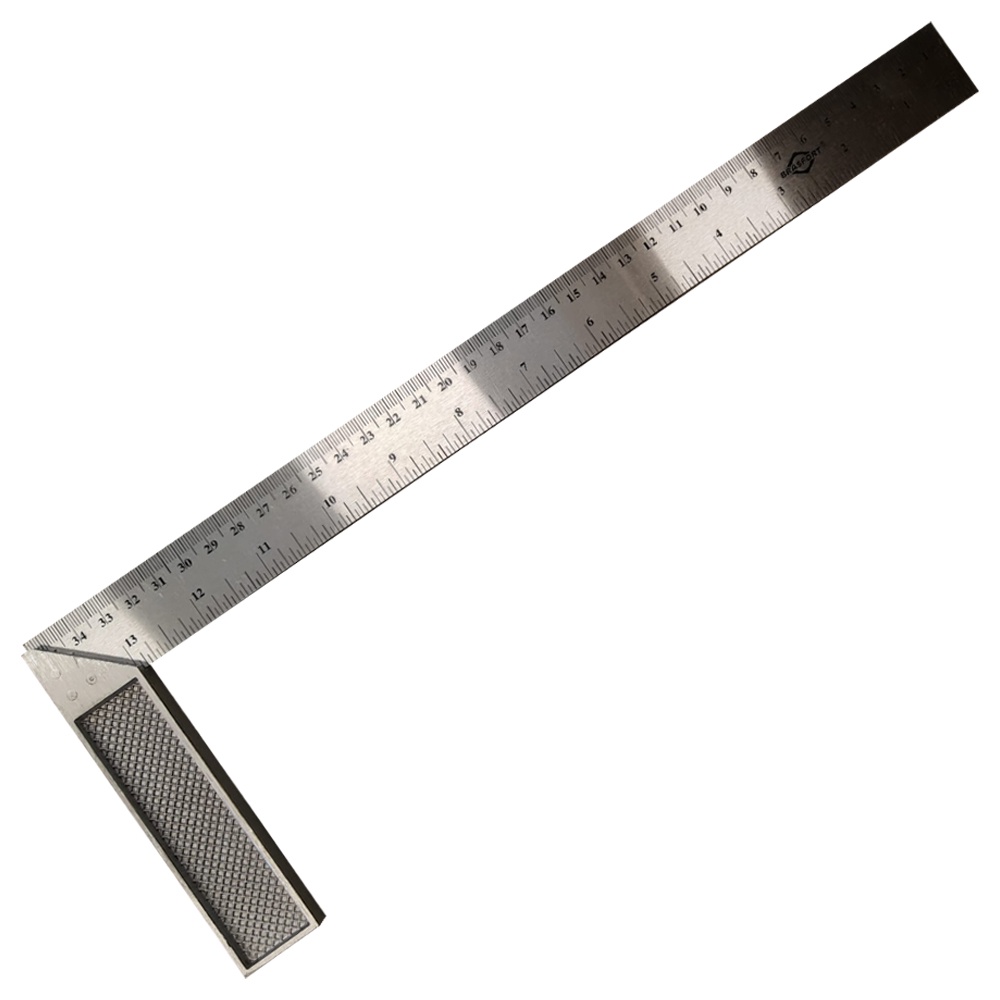 Esquadro  Aluminio  14  -  35cm - Brasfort em Oferta na Shopee