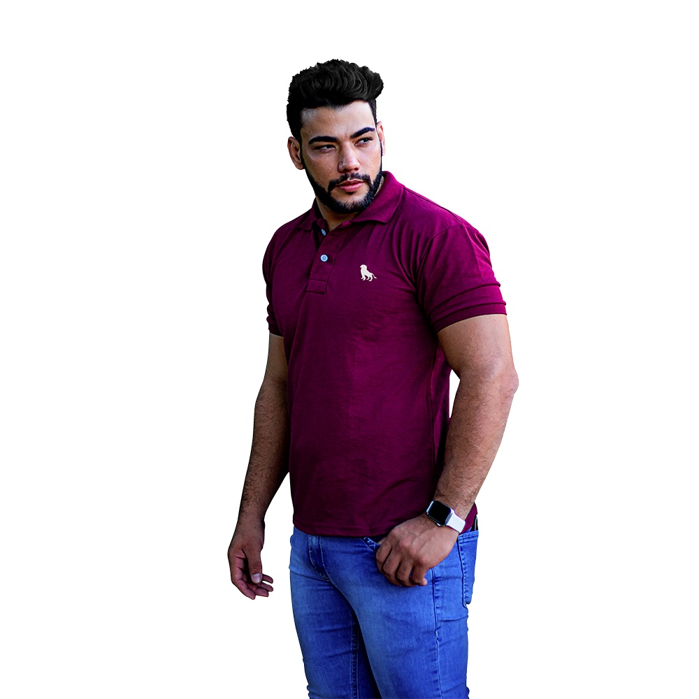 Camiseta Masculina Gola Polo Original E&V aproveite . br