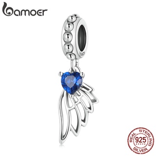 Bamoer 925 Sterling Silver Formato De Asa Vazada Charme SCC2071