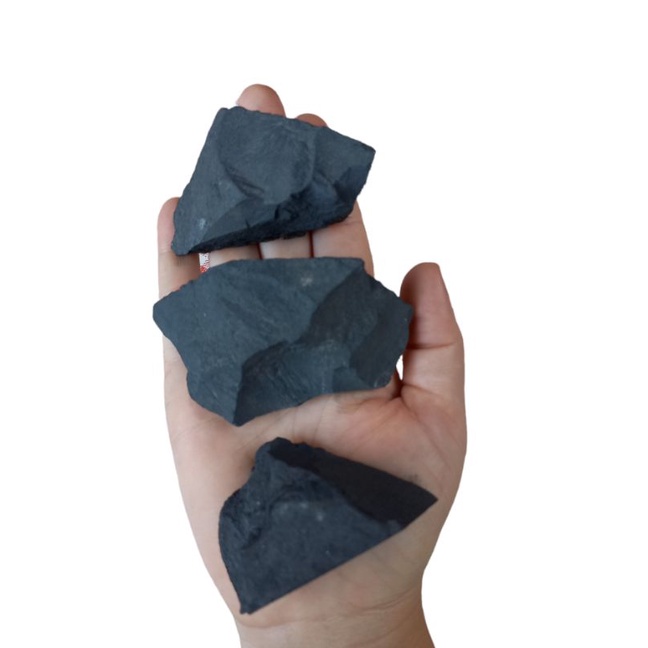 Pedra Shungite ou Shungita pedra bruta natural