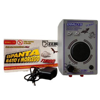 Repelente Eletrônico Espanta Rato/morcego 150m² Zebu Ermu1/5 Turbo em Oferta na Shopee