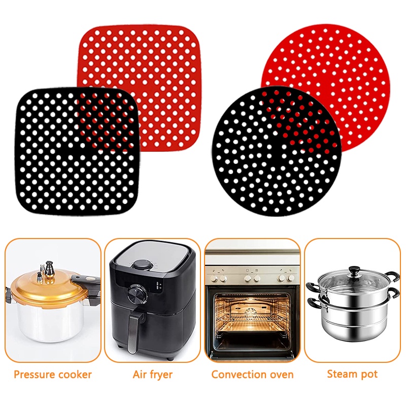 Tapete Fryer AntiAderente De Silicone Para Air Fryers/Tapete Almofada