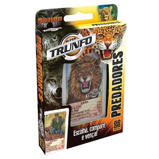 Jogo Super Trunfo Predadores 01629 - Grow