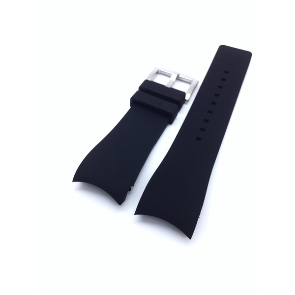 Pulseira para Relógios Silicone terminal Curvo 24mm+Pinos em Oferta na Shopee