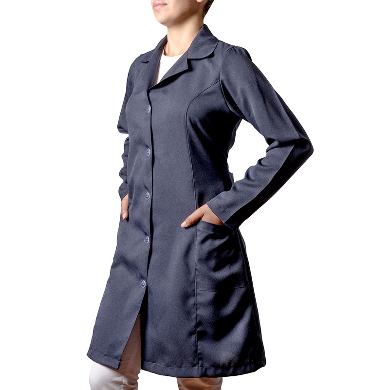 Jaleco Feminino Gabardine Colorido Manga Longa