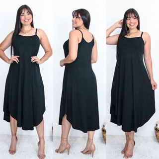 Vestido De Alcinha Modelo Midi em Oferta na Shopee