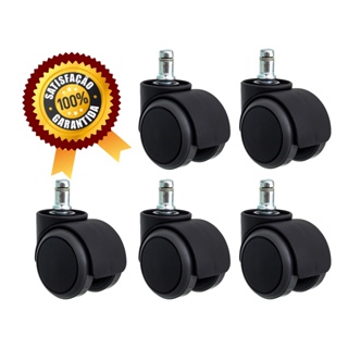 Kit 5 Rodinhas Para Cadeira Anti Risco Roda Silicone Pu em Oferta na Shopee