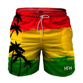 Short Roots Tactel Masculino com Bolsos