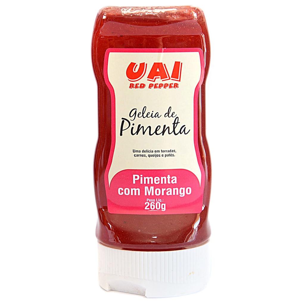 Geleia De Pimenta Uai Minas 260g Pimenta Com Morango