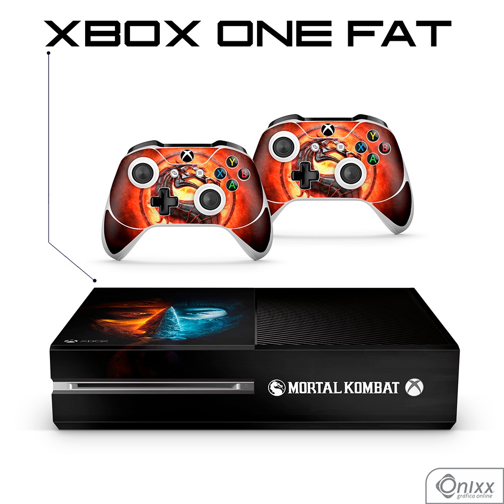 Skin XBOX ONE FAT Adesiva Mortal Kombat