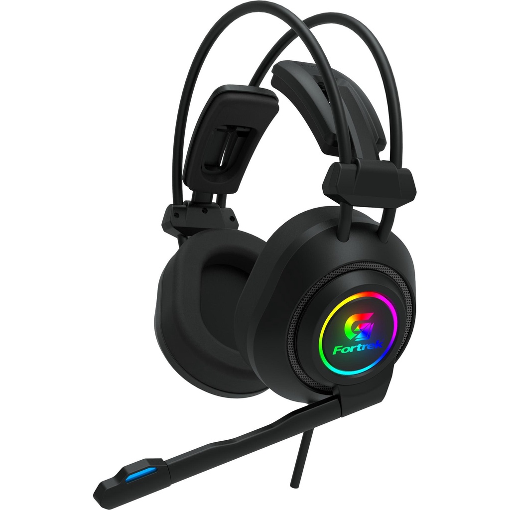 Fone de Ouvido Headset Gamer Rgb Vickers Extra Conforto Fortrek Original