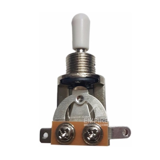 Chave Seletora Para Guitarra Les Paul Ou Sg Knob Branco Botão Seletor Switch