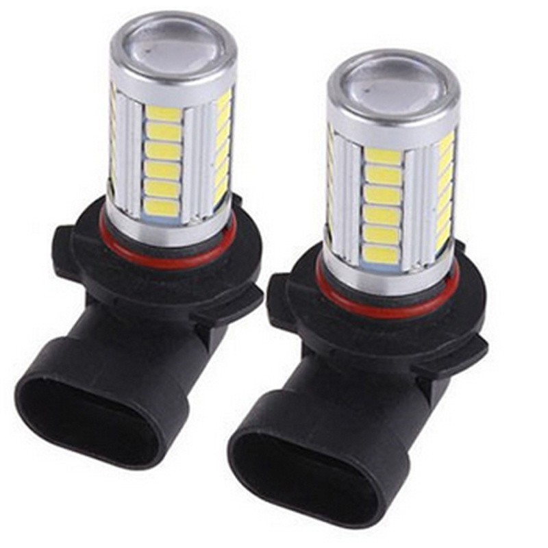 2pcs 12v 33 Leds 9006 Hb4 Led Lâmpada de faróis de nevoeiro 5730SMD