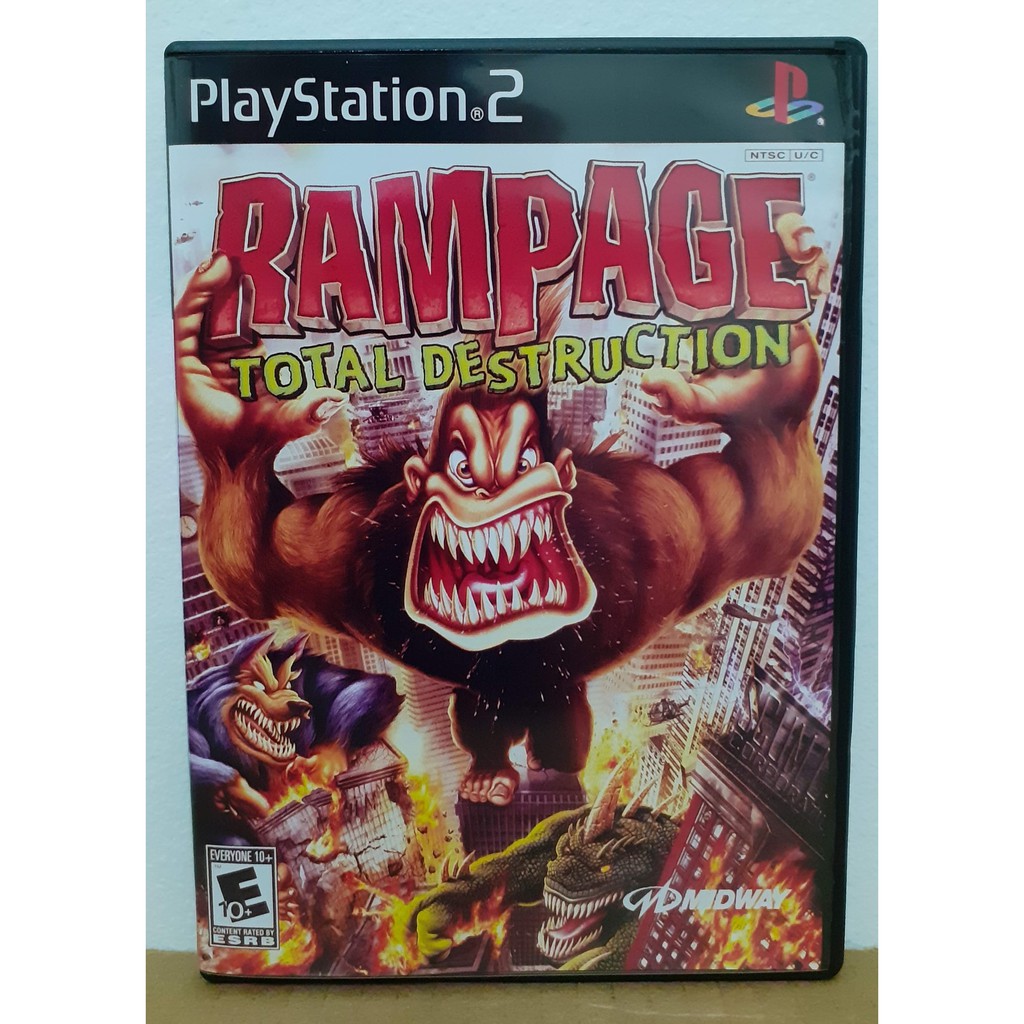PS2 - RAMPAGE TOTAL DESTRUCTION (LEIAM) | Shopee Brasil