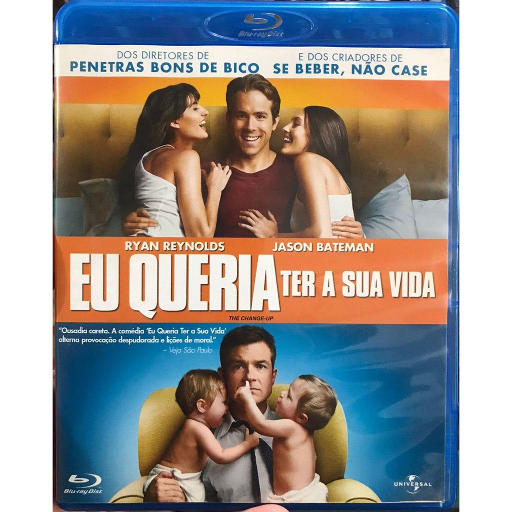 Blu-Ray Eu Queria Ter A Sua Vida (The Changed-Up 2011) Original Dublado