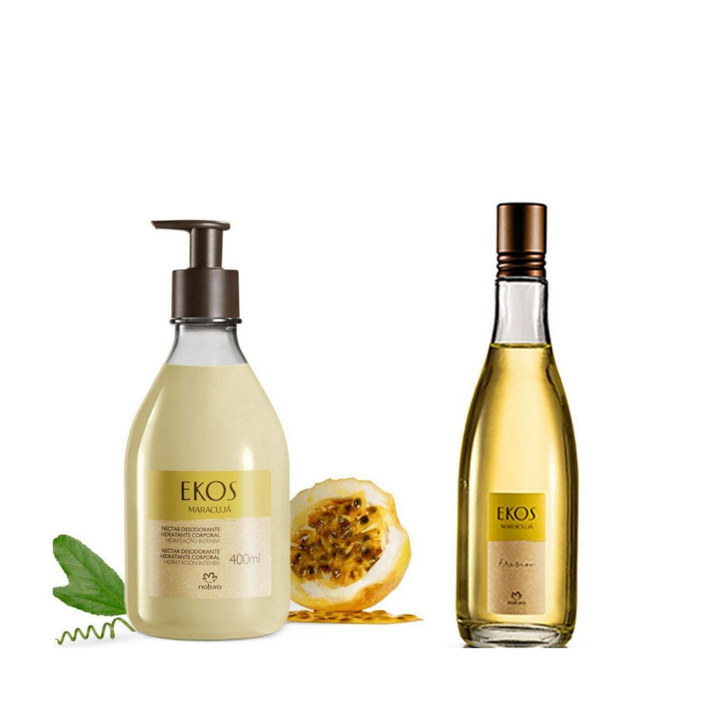 Natura Ekos Frescor De Maracujá 150ml + Néctar Desosorante Hidratante  Corporal 400ml | Shopee Brasil