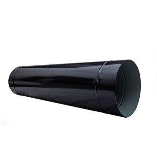 1 Tubo/Duto Preto de Aço Para Chaminé 20cm (200mm) x 1 metro em Oferta na Shopee