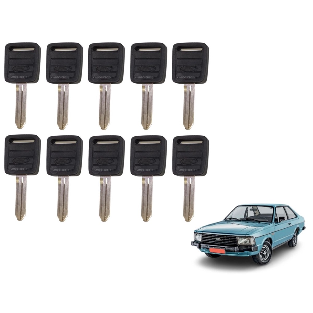 KIT COM 10 CHAVES PLÁSTICAS / PVC PARA FORD CORCEL II COM FRISO
