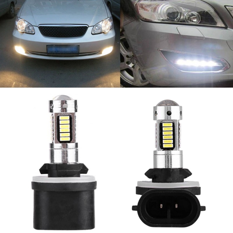 Estone 1 Par Lâmpada DRL 881 880 H27 12V 550LM H3 H1 Faróis Neblina Para Carro
