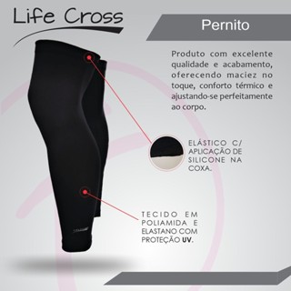 Pernito Ciclismo Life Cross Proteção Uv 50+ em Oferta na Shopee