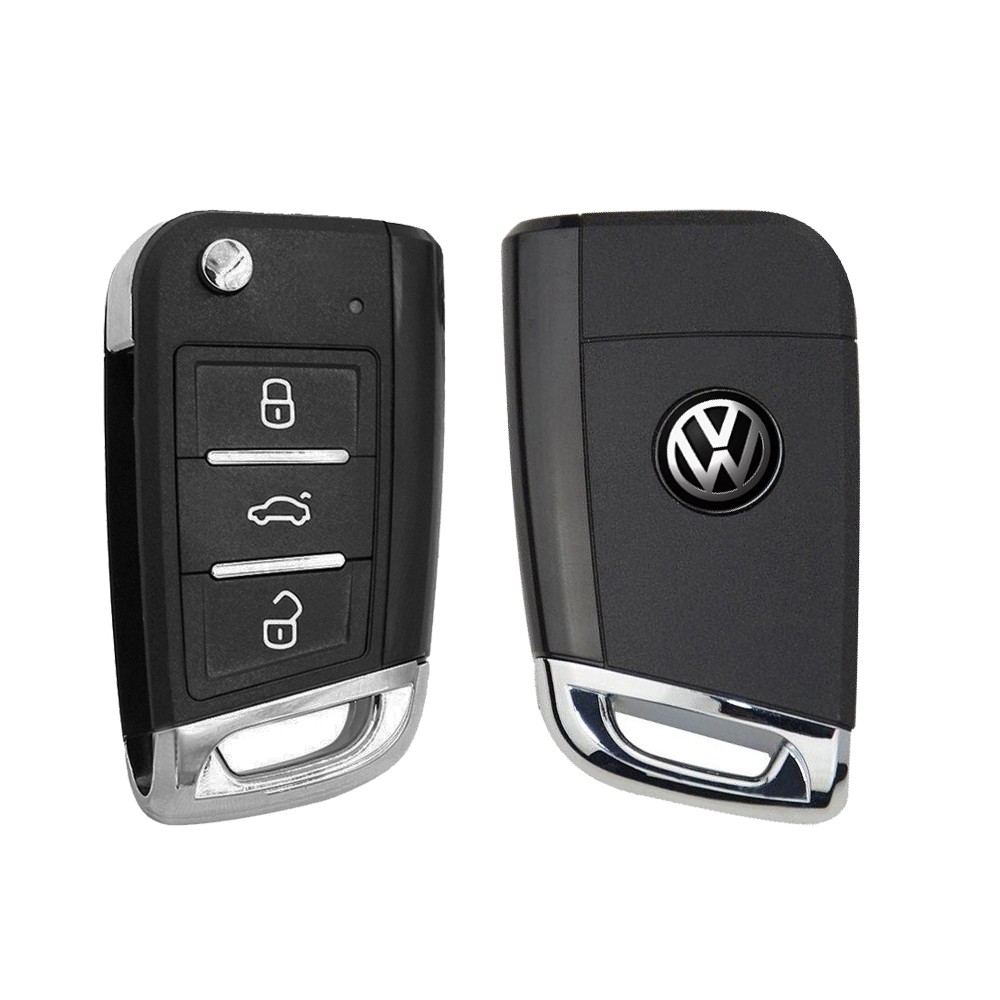 Chave Canivete Volkswagen Fox Completa 2006 2007 2008 2009 2010 2011 2012 2013 2014 2015 2016 2017