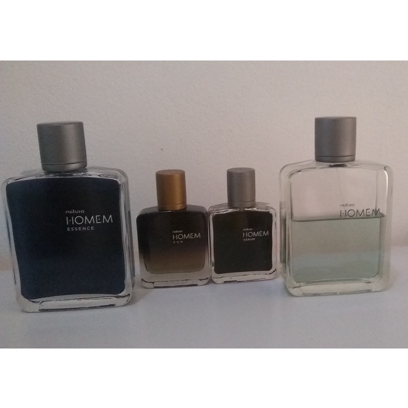 Perfume Natura Homem; Essence; Especiarias; Verum e Dom - decantes -  Escorrega o Preço