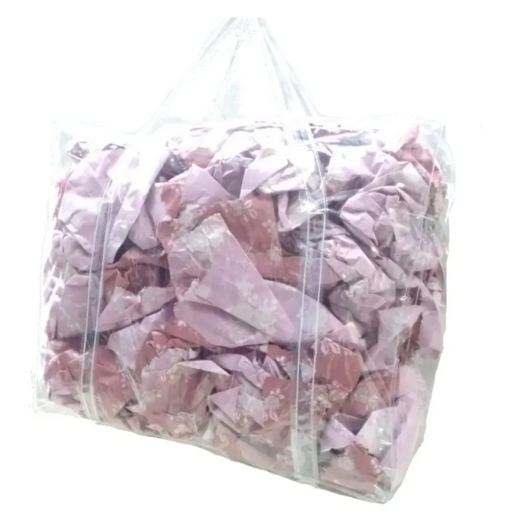 Bolsa Sacola 100% Pvc Grosso Transparente Jumbo- Presidio em Oferta na Shopee