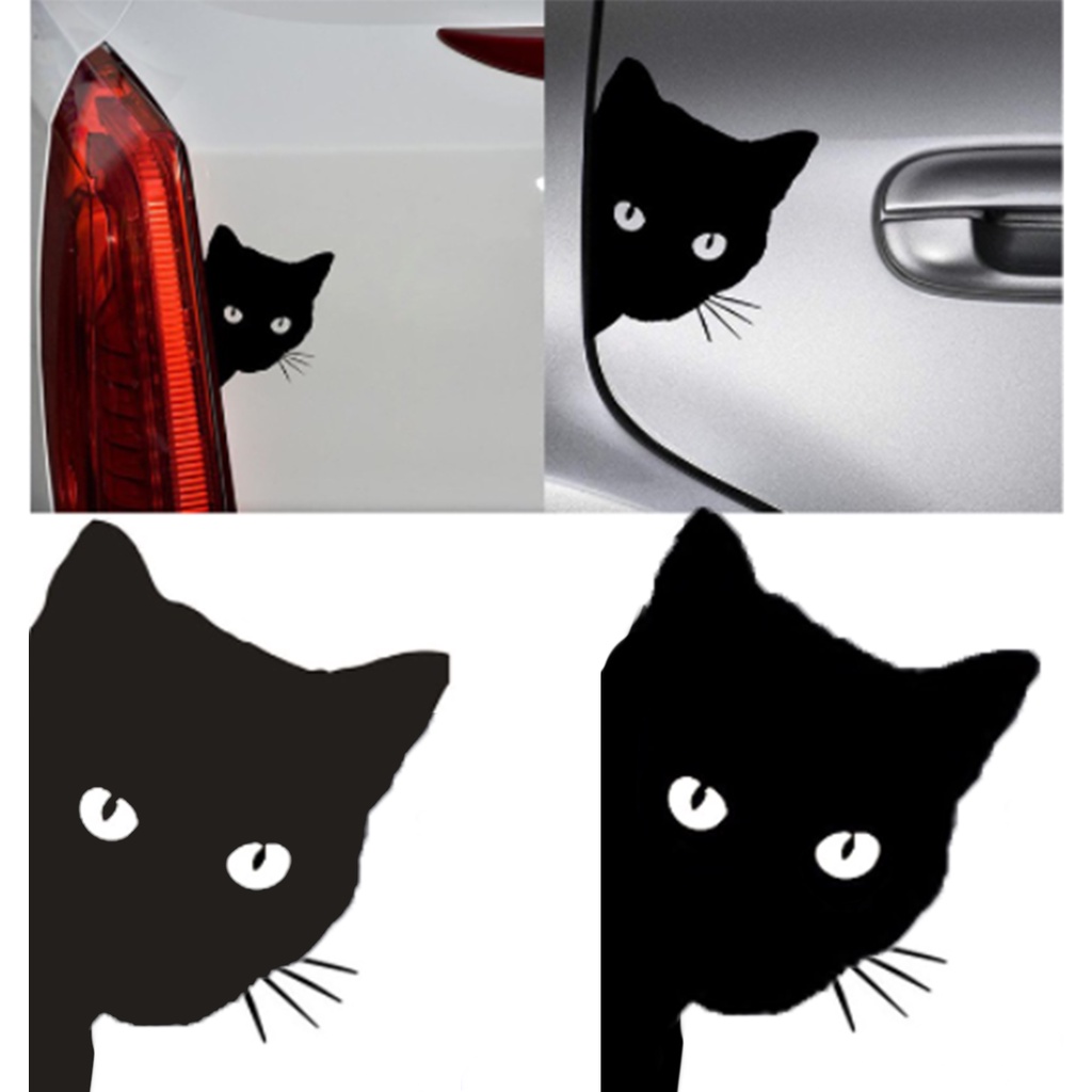 Adesivo de carro gato para carro, acessórios automotivos de decoração!