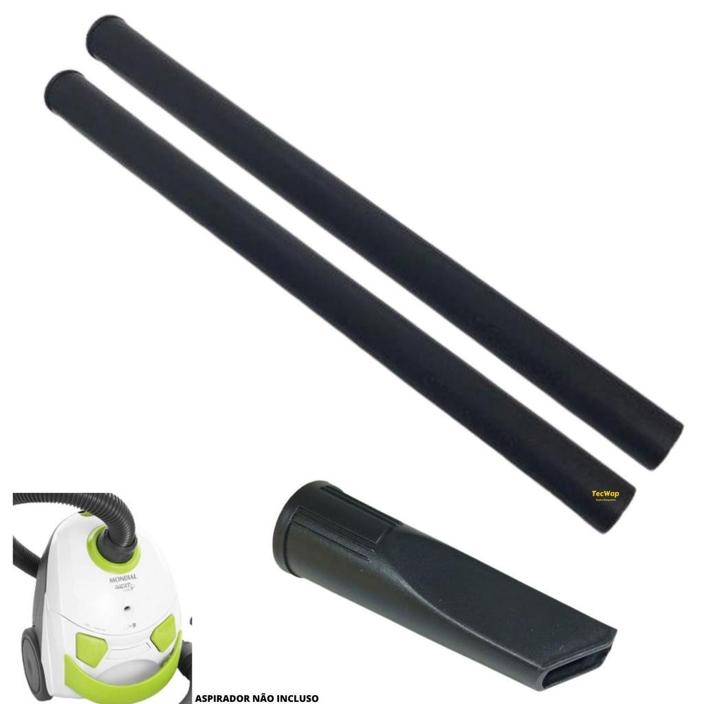 Bico Canto + 2 Extensor Para Aspirador Pó Mondial Ap-14 Next 1500 32mm