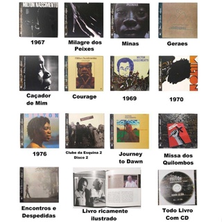 Coleção Livro + CD Milton Nascimento 50 anos Incompleta - Editora Abril em Oferta na Shopee