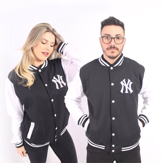 Jaqueta College Bordada New York Yankees Unissex