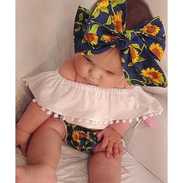 Roupa Bebê Conjunto Calcinha Tipo Shortinho Floral Blusinha Tipo Ciganinha Babadinho Lookzinho Temático Blogueirinha Estiloso Festa Menina Importado
