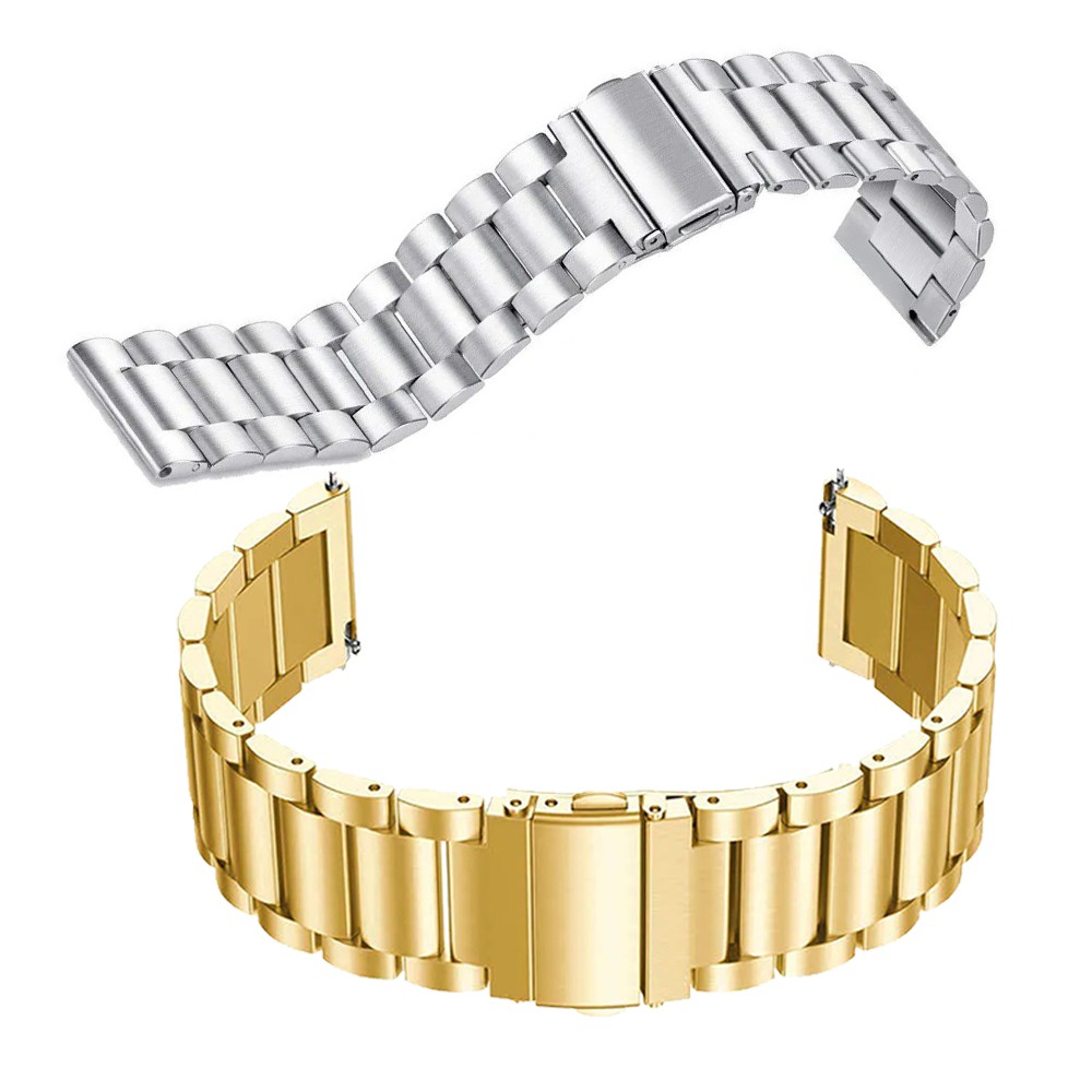 Pulseira Smartwatch Kit 2 Uni Relogio Inox 3 Elos Inteligente Ban Smartband