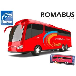 Onibus Infantil Grande Roma Bus Executivo 48,5cm Roma Brinquedos