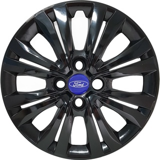 Calota Aro 15 4 peças New Fiesta Focus Novo Ka Preta Black Piano G246pbj