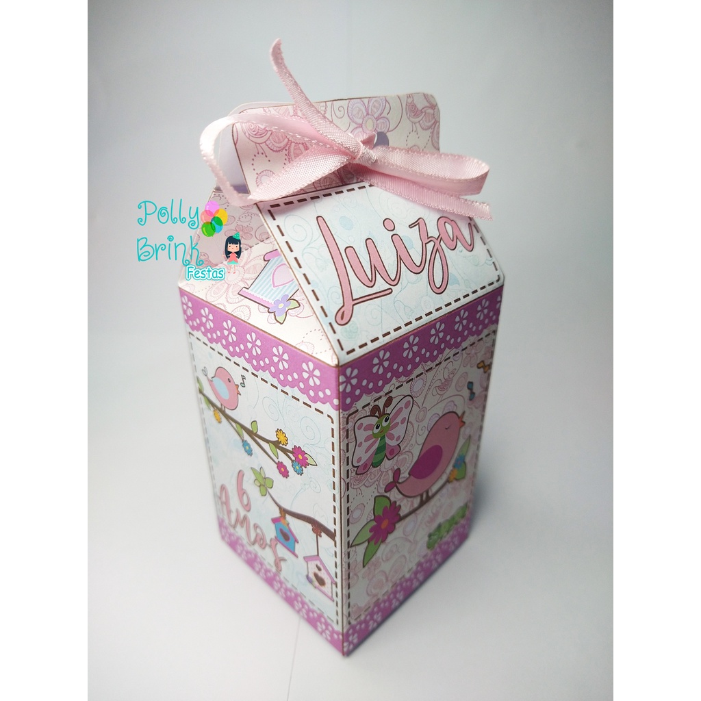 20 Caixa Milk Jardim Encantado - Lembrancinha Personalizada - festa infantil